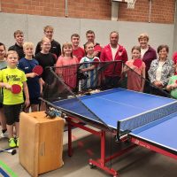 Neu: Ein Tischtennisroboter in der Tischtennisabteilung