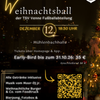 VVK & Infos zum Weihnachtsball 2026